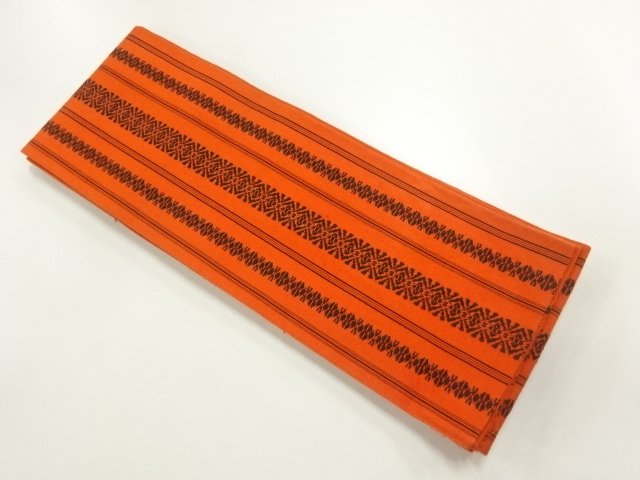 JAPANESE KIMONO / HANHABA OBI / HAKATA 
